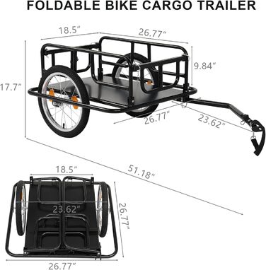 Причіп для велосипеда PEXMOR, 16