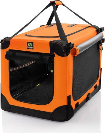 Maelson Soft Kennel Neon-Orange: М'яка переноска для собак, 62 см, Neon-Orange