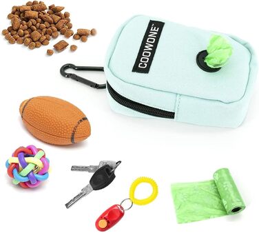 Сумка для ласощів та пакетиків для вигулу собак COOWONE, рожева (міні)