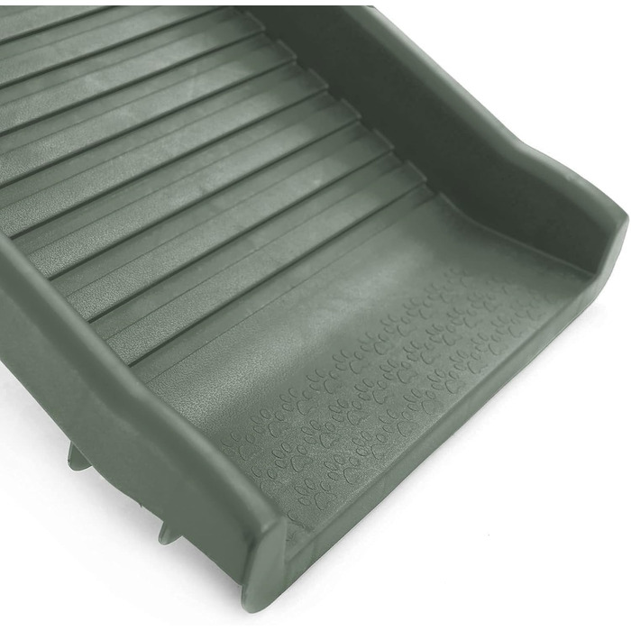 Рампа для собак, складна, антиковзка, оливковий, 155x40 см, до 90 кг