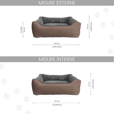 Декоративна подушка Sogni e Capricci Love Tortora 44x34x15 см, сірий, для дому