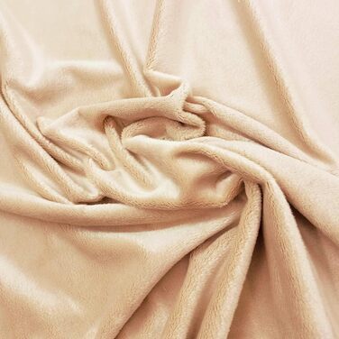 Лежак для собак великих порід 4L Textil ZOE, знімний чохол, блискавка, м'який, велюр, 120x100 см, капучино, праний