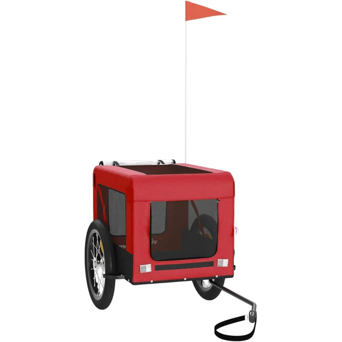 Причіп для велосипеда Gecheer: вантажний, для собак, червоний, 63x123x66 см