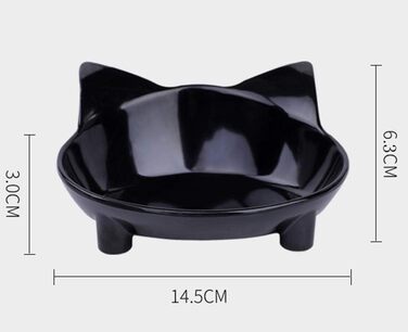 Миска для котів, неслизька, придатна для миття в посудомийній машині (3)