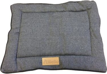 Ліжко-трансформер для собак Ellie-Bo з твіду та штучного хутра, сіре, 61 см, для клітки