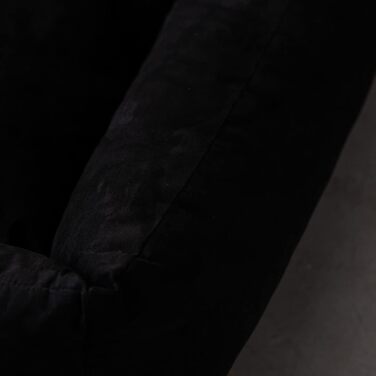 Килимок для собак Puffi, великий, середній, малий – м'який, зносостійкий, миючий, Alcantara, 160x110 см, чорний