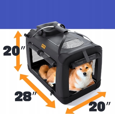 Складаний переноска-сумка для собак PETPROVED, 72x52x52 см