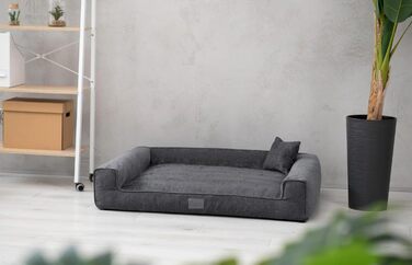 Килимок для собак Sofi Grosse - м'який, зносостійкий, миючий (XL, 110x85 см, графітовий)