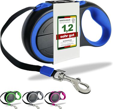 Нашийник для собак Domoprima: міцний, безпечний, з відбиваючим рефлектором, розміри S, M, кольори: сірий, блакитний, зелений, рожевий