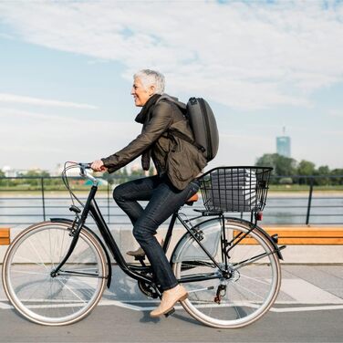 Задній велосипедний кошик з металу, великий, з водонепроникним покриттям та сіткою для багажу. Підходить для собак, покупок, пікніків, шкільних речей. M2