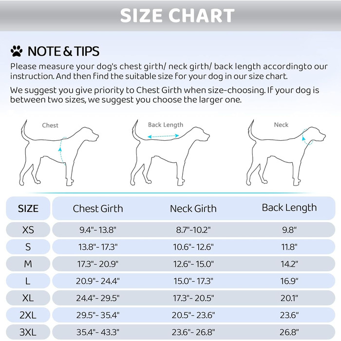 Теплий зимовий одяг для собак CITEITOILE з захистом живота, світловідбиваючими елементами, отвором для повідка, XXL (Чорний)