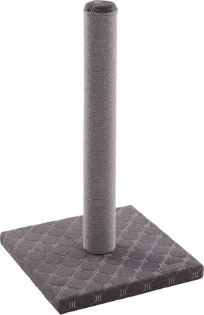 Дряпка для котів Flamingo – коричнева – 78 x 49,5 x 121 см. З платформами, схованими місцями та стовпчиками для дряпання з сизалю (Emma)