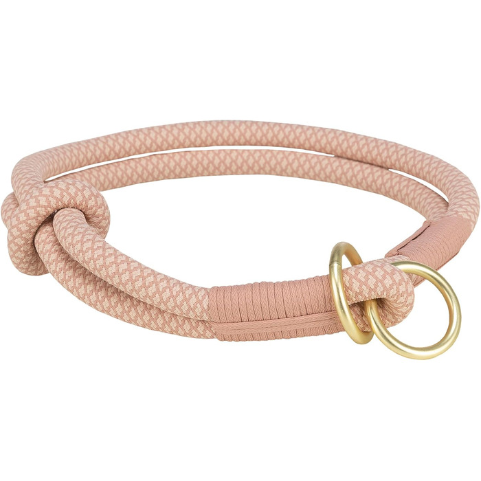 Нашийник для собак TRIXIE Soft Half-Slip, рожевий/світло-рожевий, 40×1 см
