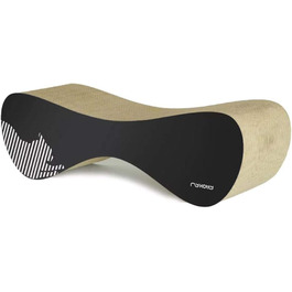 Котячий будиночок myKotty VIGO – міцний когтетоп для котів, 71x21x25 см, чорний