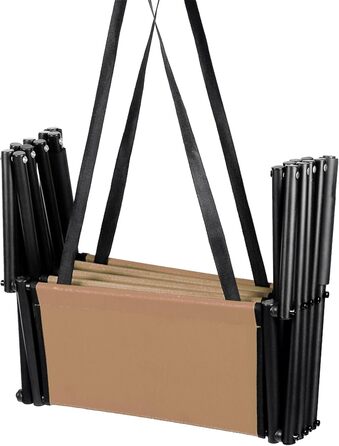 Рампа для собак Homewell - розкладна, до 70 кг, регульована, для маленьких, середніх та великих собак, легка у зберіганні (колір: коричневий)