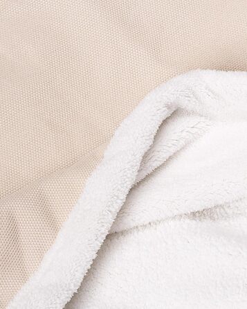 М'яке ліжко для собак Lous®, ліжко-печера, можна прати, для великих і маленьких собак та котів, ліжко для котів, знімний коврик (XXL (приблизно 112 см), Бежевий)