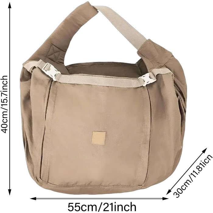 Сумка-переноска для собак та котів, рюкзак-переноска для подорожей, прогулянок та кемпінгу, хакі