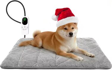 Морa Pets Тепла ковдра для собак, гріюча підстилка для тварин, 9 зон нагріву (30-60°C), 5 таймерів, захист від перегріву, 71 x 45.5 см