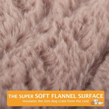 М'яке та тепле ліжко для собак: килимок-матрац для домашніх тварин, зручний, двосторонній, легко миється, розмір 75x50 см, колір хакі