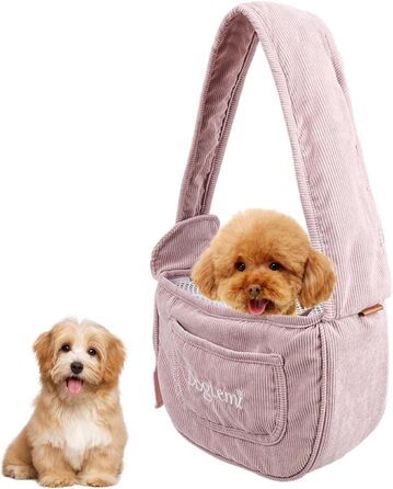 Транспортна сумка для тварин: переноска для собак, котів, цуценят (Рожева)