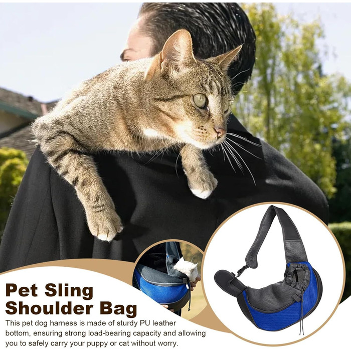 Сумка-кенгуру для тварин Hogvinnatil | Зручна переноска для собак та котів з регульованим ремінцем