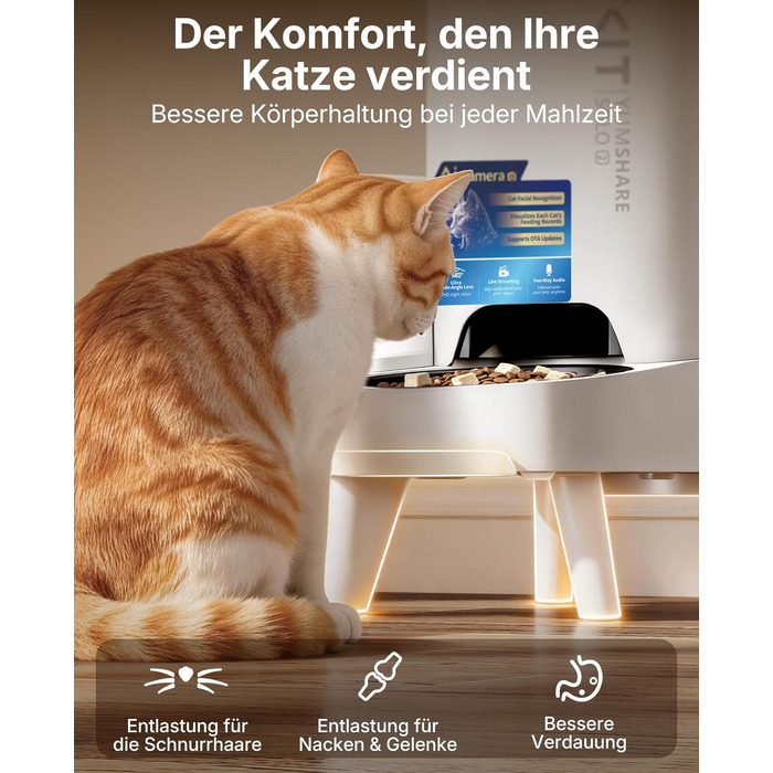 Автоматична годівниця для котів та собак PETKIT YumShare Solo 2 з камерою, розпізнаванням облич та Wi-Fi (2.4/5G), 3 л