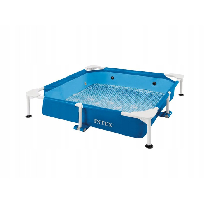 Каркасний квадратний басейн для тварин Intex 152x152x30.5 см (48402)