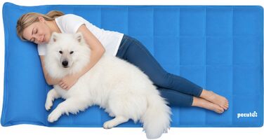 Охолоджувальний килимок для собак та котів Pecute, M (65 x 50 см), стійкий до подряпин, синій