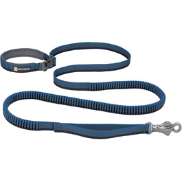Повідок-резинка Ruffwear Roamer для бігу, велоспорту та прогулянок, ручний або безручний, синій, 1.7-2.1 м