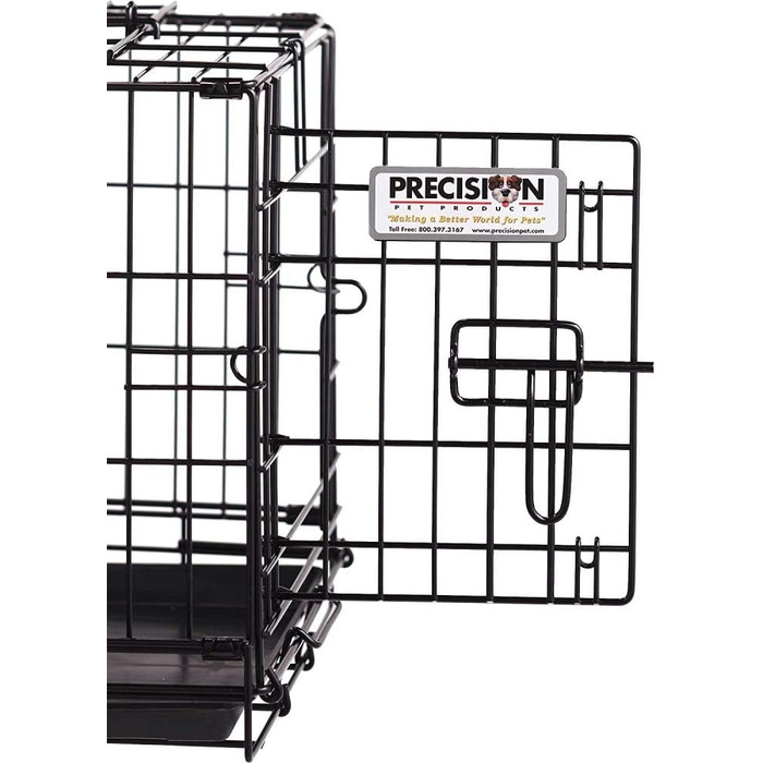 Клітка для собак Precision Pet, металева, 91,4 см, двоє дверей, для тварин 22,7-31,8 кг