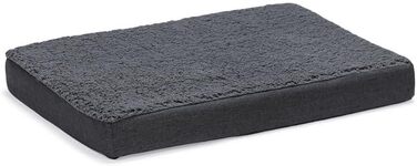 Ортопедичне ліжко для собак Beeztees Zira, темно-сірий, 75x50x9 см