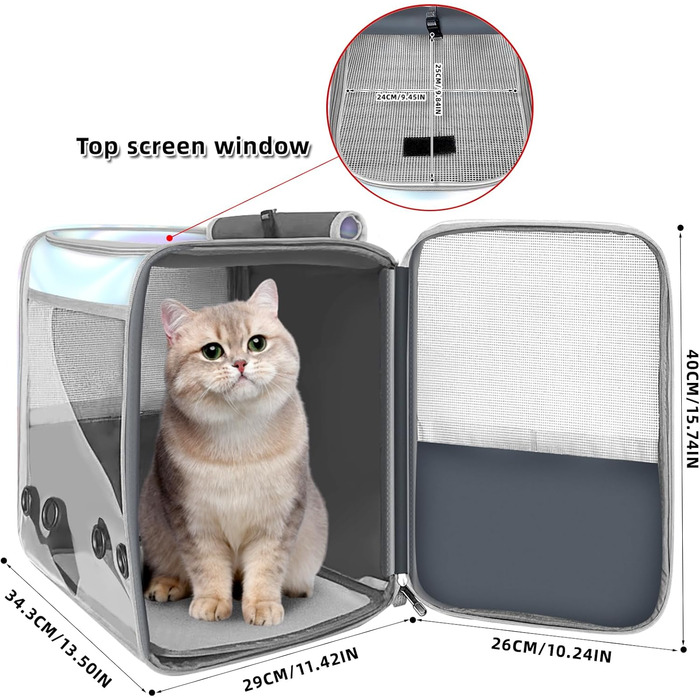 Рюкзак-переноска для котів та собак SWIHELP: безпечний та зручний для подорожей