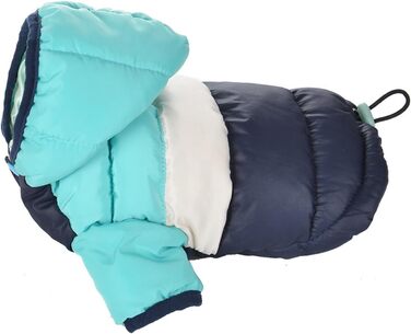 Зимовий одяг для собак GIBZ: теплий водонепроникний зимовий одяг з капюшоном для маленьких собак, XL, помаранчевий