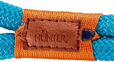 Нашийник для собак HUNTER OSS, мотузковий, з карабіном, морський стиль, L-XL (петроль)