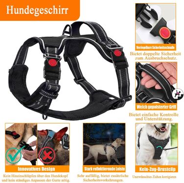 Набір шлейка для собак LOBEVE з повідком та нашийником | З авторемнем, складними мисками та диспенсером для відходів | Для собак маленьких та великих порід | Ідеально для прогулянок, тренувань та подорожей, рожевий