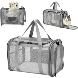 Транспортна сумка для кота/собаки Quuylin, складана переноска для тварин (46x26x29 см)