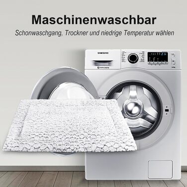 Крісло-ліжко для собак середніх порід 75x50 см з м'яким ворсом та антиковзною основою, сірого кольору, в мармуровому стилі