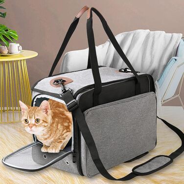 Сучасна переноска для собак та котів, водонепроникна, з регульованим ременем та безпечним кріпленням