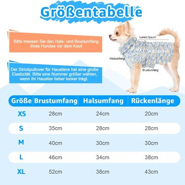 Пуловер для собак SlowTon, теплий зимовий пуловер з коміром-горловиною для дрібних та середніх собак, блакитний, XL