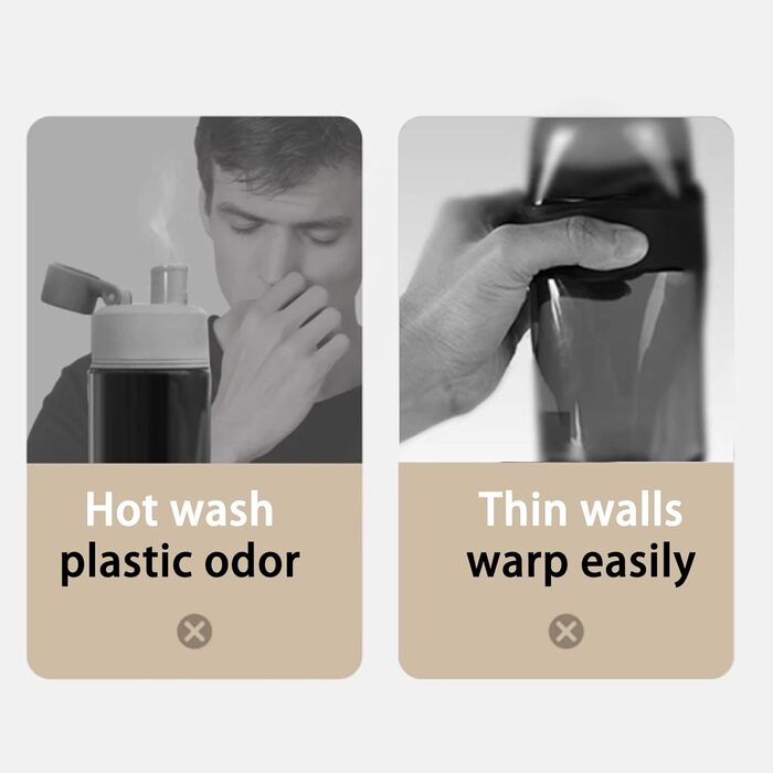 Вода для собак та людей: портативна пляшка з мискою 1,4 л, білий колір