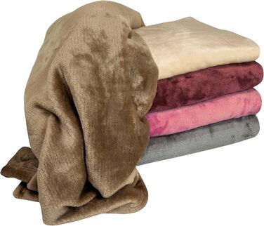 Плед з мікрофібри Schecker Premium з відбитком лапки та іменем собаки, чорний, 150 x 95 см, вишитий з ім'ям вашого собаки