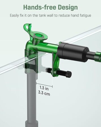 Набір для чищення акваріума Pawfly: сифон, пилосос, шланг 1.8 м, інструмент для догляду за акваріумом