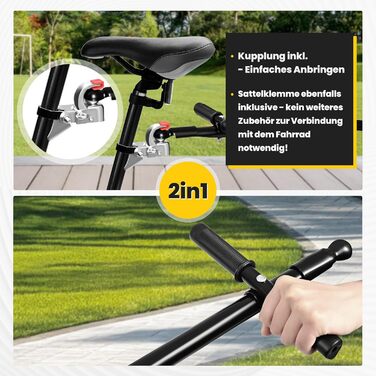 Причіп для велосипеда SAMAX Mountain 90л, 80кг з захисним тентом та з'єднувальною схемою