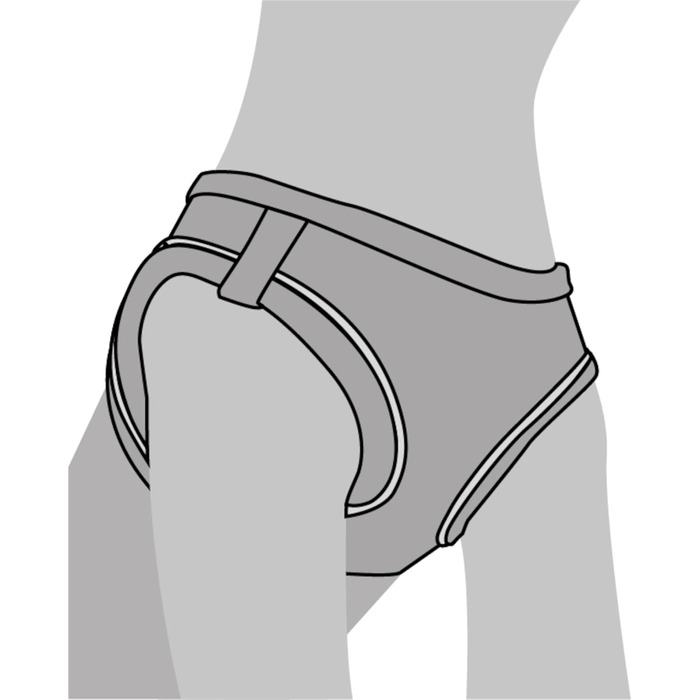 Шлейка для собак середнього розміру Flamingo Step&Go Bento Beige, L