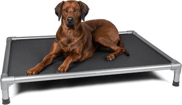 TrendPet HighBed: підняне ліжко для собак з алюмінію (105x80 см), преміум-якість