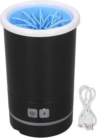 Автоматичний електронний мийник лап для собак Qcwwy, портативний, з м'яким силіконом