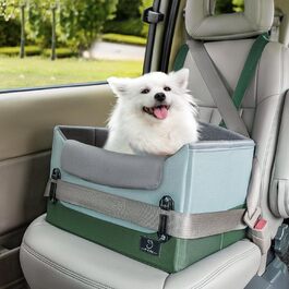 Автокрісло для собак A4 Pet, сидіння для маленьких собак з ременем, на заднє або переднє сидіння, складане і пране