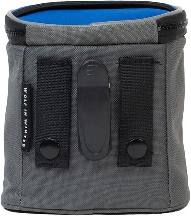 Сумка для ласощів для собак Quickdraw – для тренувань з клікером та відходами – зручна, з відбиваючими елементами (L, блакитний)