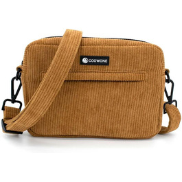 Сумка для ласощів для собак COOWONE - зручна для прогулянок, тренувань, з інтегрованим диспенсером для відходів (Коричневий 3.0)