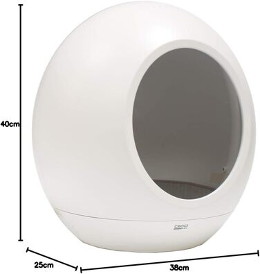 Інтелектуальний будиночок для котів Croci Domus з регулюванням температури та звуками для розслаблення (43 x 45,5 см)
